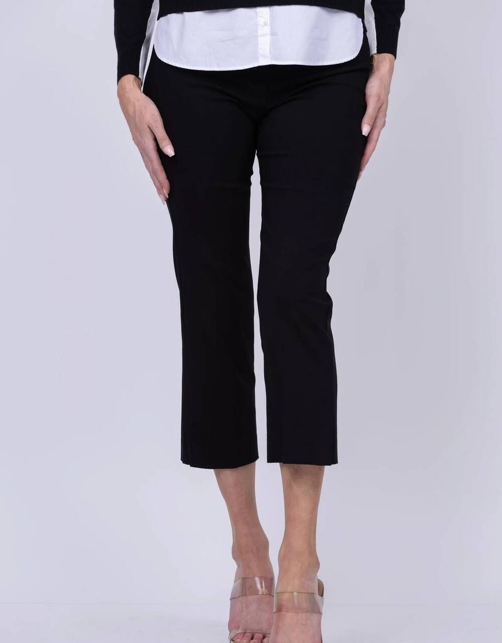 NEW ELLIOTT LAUREN cropped trouser in black